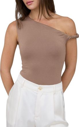 Blu Pepper Asymmetric Off-the-Shoulder Strap in Mocha at Nordstrom Rack, Size Large