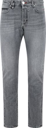 Philipp Plein Jeans Philipp Plein in cotone grigio Straight
