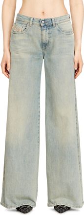 Diesel Flare Jeans - 1978 D-Akemi - Jeans - Woman - Blue