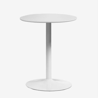 Sklum Sklum - Mesa De Comedor Redonda En Mdf Y Metal Yvetta
