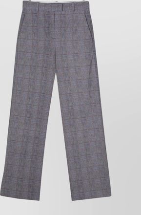 Circolo 1901 check pattern masculine trousers