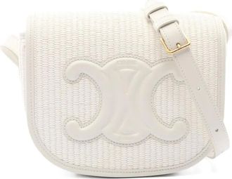 Celine Borsa Triomphe in pelle anni 2020 - Bianco