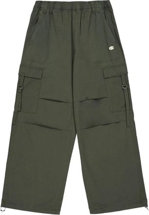 Champion Washed Stretch Twill Pant - Dames - Wijde Broeken - Groen - S - Broeken