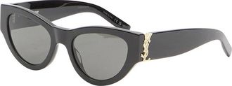 Saint Laurent Black Cat Eye Sunglasses