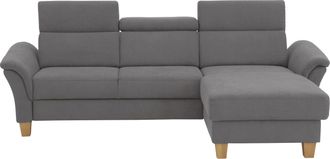 HOME AFFAIRE Ecksofa »Conville L-Form« Federkern, wahlweise mit Bettfunktion und Bettkasten bzw. Stauraum