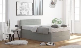 Westfalia Polsterbetten Boxspringbett mit Zierkissen, wahlweise mit Topper