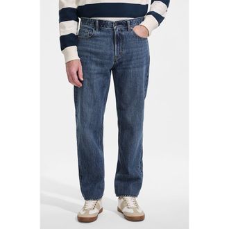 Lands End Rigid Comfort Waist Classic Fit Jean in Medium Glacier Wash at Nordstrom, Size 3430