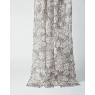 Brunello Cucinelli Womens Grey And White Floral Scarf, One Size
