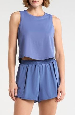 Marika Mabel Crop Tank in Gray Blue at Nordstrom Rack, Size X-Large