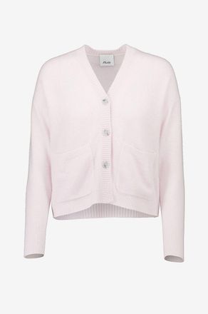 Allude Feiner Cardigan aus Kaschmir mit V-Ausschnitt