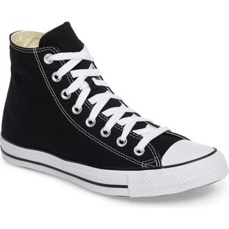Converse Chuck Taylor All Star High Top Sneaker in Black at Nordstrom, Size 5.5 Womens