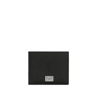 Dolce & Gabbana Wallets & Cardholders, male, Black, Size: ONE SIZE Bi-fold Wallet