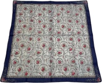 Dior Pre-owned Vintage Scarf - Dames - Vintage Accessoires - Veelkleurig - ONE Size - Katoen - Vintage