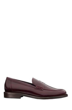 Margaux Eyewear The Marlowe Loafer in Burgundy Calf at Nordstrom, Size 35.5