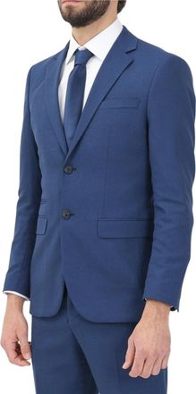 Selected Blue Wool Polyester Viscose Tailored Jacket