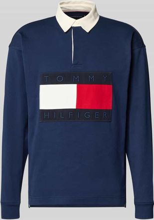 Tommy Hilfiger Regular Fit Sweatshirt aus reiner Baumwolle in Marine, Gr&ouml;&szlig;e XXL