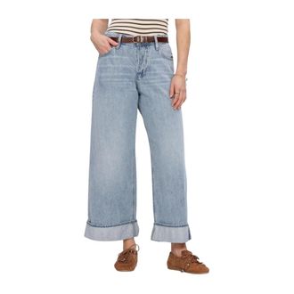 G-Star Jeans, Dames, Blauw, W32 L32, Katoen, Roxx Wide Jeans
