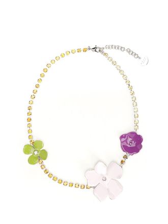 Marni Necklace With Multicolored Enameled Flowers Gioielli Multicolor-Donna