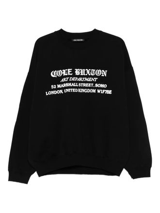 Cole Buxton Art Department sweatshirt - men - Cotton - M - Black