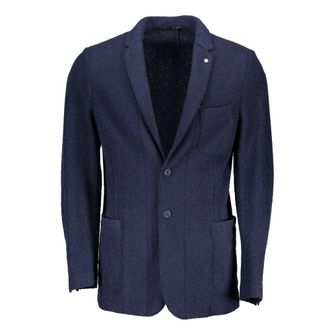 GANT Wollen Blazer Klassieke Schoudernok