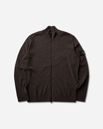 Stone Island Men s RWS Geelong Wool Zip Cardigan Lead Grey