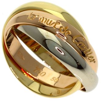 Cartier Yellow Gold (18K) Pink Gold (18K) White Gold (18K) Band Ring (Pre-Owned)