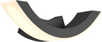 Lucande Lucande - led Outdoor Wall Light Half made of Aluminium