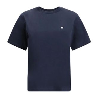 Max Mara T-Shirts, female, Blue, Size: XS Wkdvenaco T-shirt