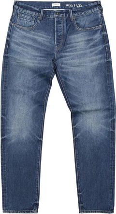 Butcher of Blue Straight Shadow Denim Jeans - Heren - Slim Fit Jeans - Blauw - W33 L34 - Denim - Jeans