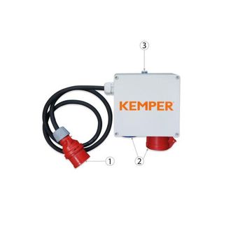 Kemper Set Marcha-paro Alimentador De Corriente Con Enchufe Cee 16 A Kemper Enchufe Cee 16 A - &Oslash; V&aacute;lvula De Cierre 2 (hv)