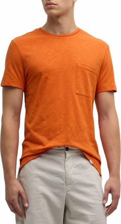 Orlebar Brown Classic Tee In Tiger Lily