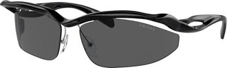 Prada Sunglasses, unisex, Black, Size: ONE SIZE PR A25S Sunglasses