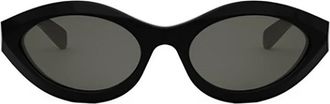 Celine Zwarte zonnebril voor vrouwen - Dames - Zonnebrillen - Zwart - 59 MM - Accessoires