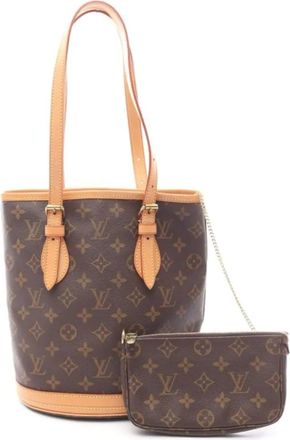 Louis Vuitton Borsa tote Bucket PM 2002 - Marrone