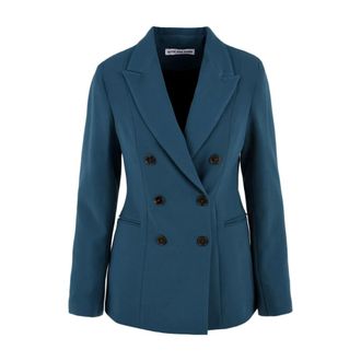 Attic and Barn Mujer, Chaquetas, Azul, Talla: S