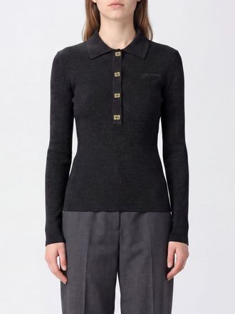 Ganni Polo Shirt Woman color Black