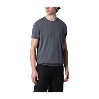 Drumohr T-Shirts, male, Gray, Size: 2XL T-Shirt Rasato
