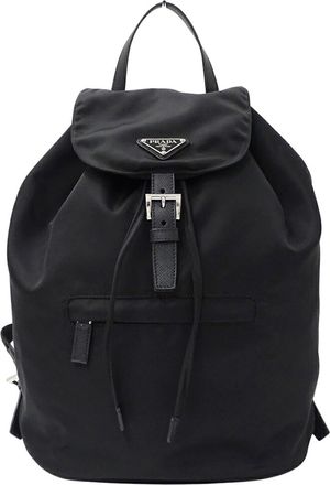 Prada Black Nylon Backpack (Pre-Owned)