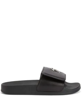 Giuseppe Zanotti Sandali slides New Brett - Nero