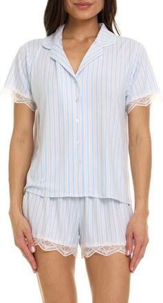 Flora Nikrooz Luna Short Pajamas in Blue at Nordstrom, Size X-Small