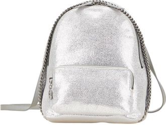 Stella McCartney Stella Mccartney Silver Polyester Backpack (Pre-Owned)