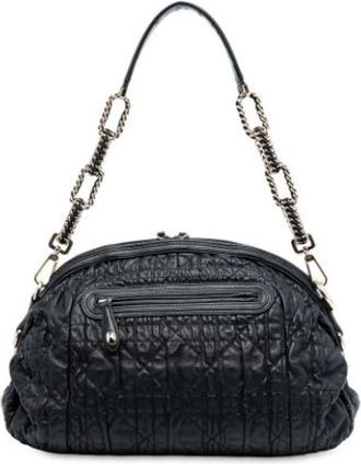 Dior Pre-owned Shoulder Bags, female, Black, Size: ONE SIZE Pre-owned Vintage Shoulder Bag