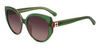 Kate Spade New York Seraphina/G/S Asian Fit IWB/3X Womens Sunglasses Green Size 55