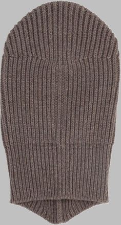 Rick Owens RU02F4490_WSBR34 Cashmere blend Balaclava - Brown