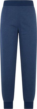 Moschino Broeken, Dames, Blauw, M, Katoen, Donkerblauwe casual broek, comfort en stijl