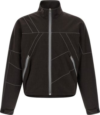 Kiko Kostadinov Virgin Wool Full-Length Mens Jacket