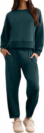 Tribal Butter Soft Sand Wash Hi-Low Crew Top In Silverpine