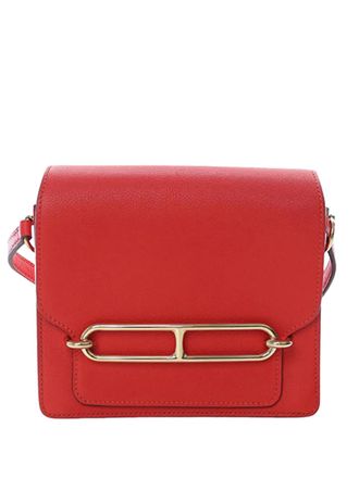 Herm&egrave;s 2016 Mini Evercolor Sac Roulis 18 crossbody bag - Rosso