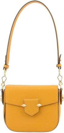 Pourchet Petit trotteur - Dames - Schoudertassen - Geel - ONE Size - Leer - Tassen
