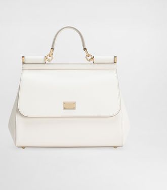 Dolce & Gabbana Borsa A Mano - Woman Handbags White Leather Onesize